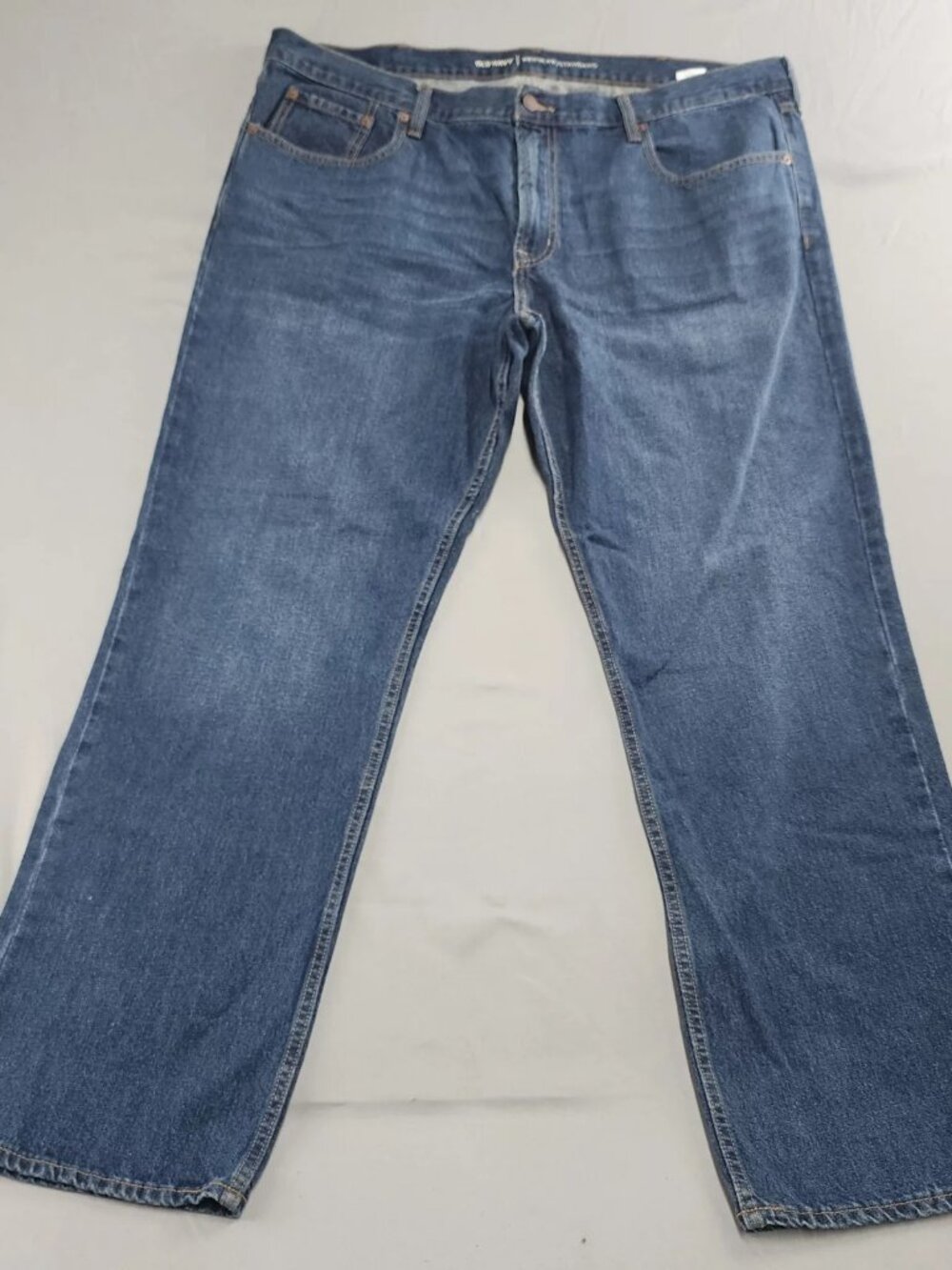 Old Navy Mens Jeans 42x32 Actual 44x30 Regular Straight Medium Wash Blue Denim